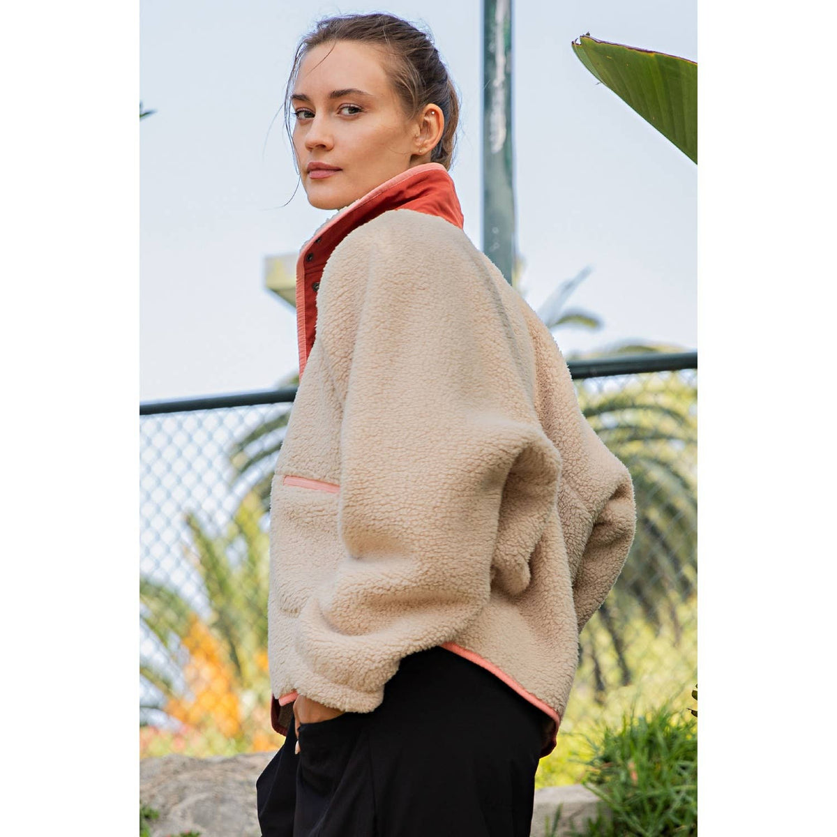 RM SHERPA BUTTON UP JACKET