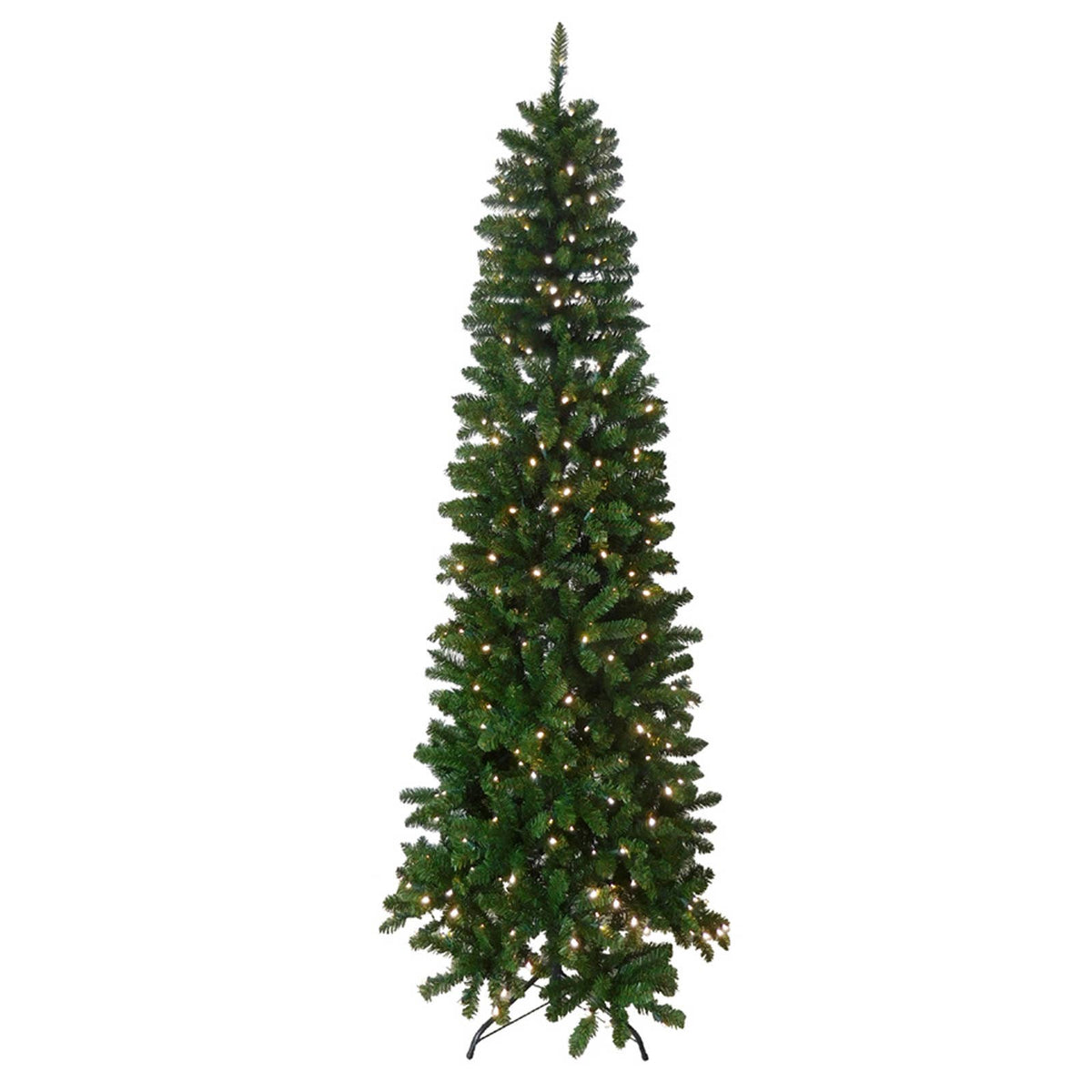 7.5' PVC Slim Tree, 936 Tips, 350 UL Lights