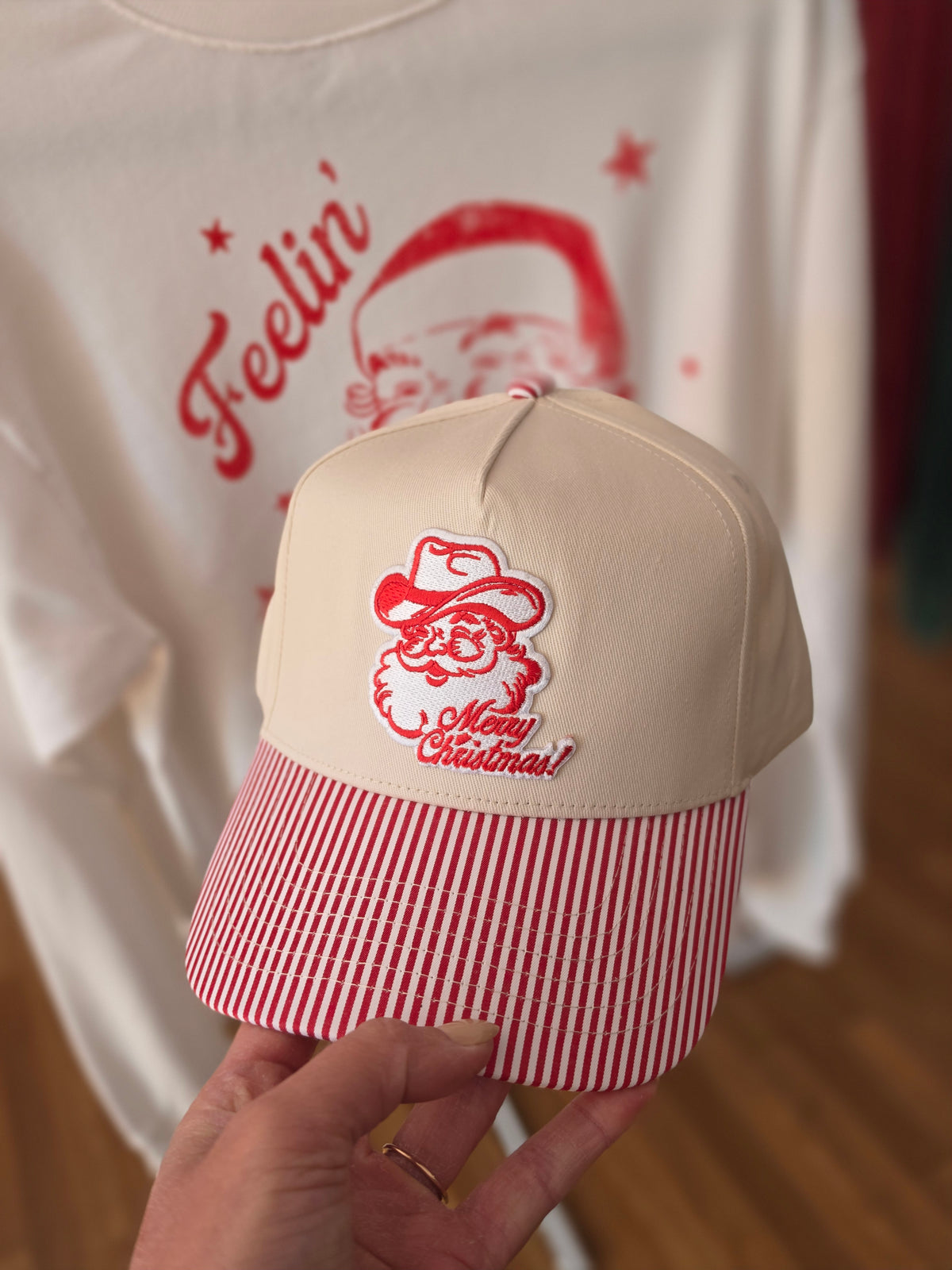 Cowboy Santa Trucker Hat