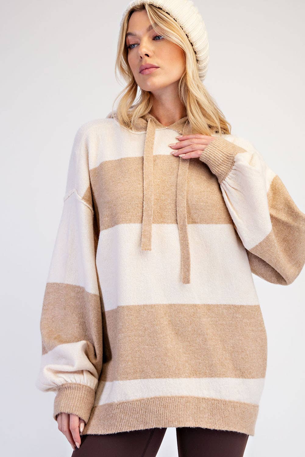 RM STRIPED OVERSIZED SWEATER