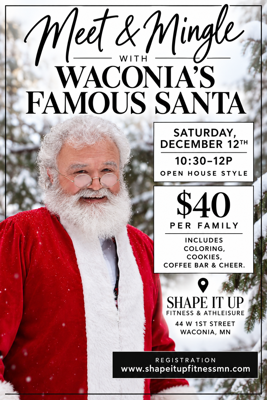 Meet & MIngle With Waconia's Famous Santa