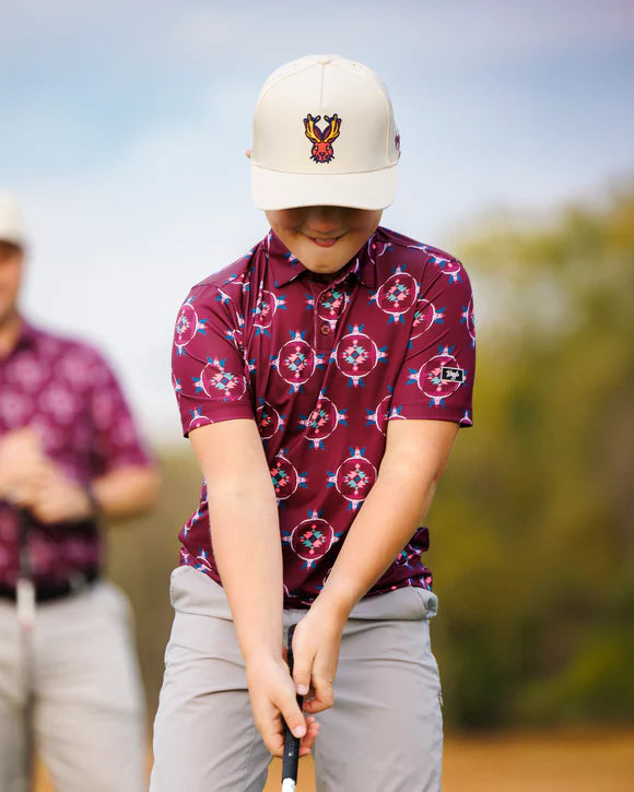 Waggle Longhorn Ledge Boys Polo