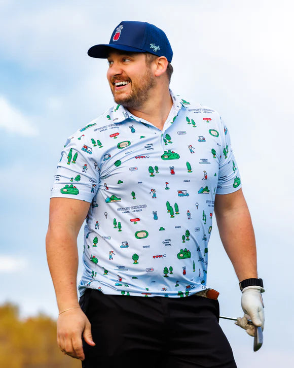 Waggle Gamer Men's polo