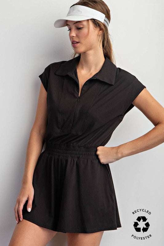 RM QUARTER ZIP ROMPER