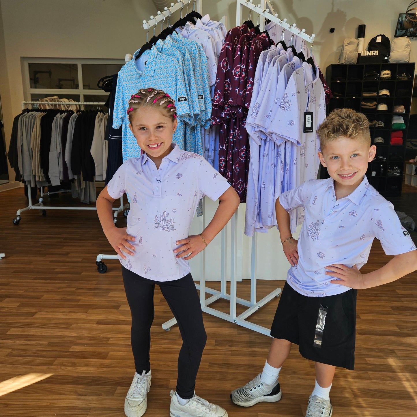Waggle Dry Heat Girls Polo