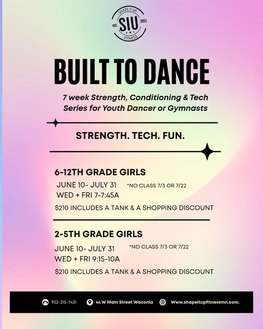 Built To Dance- 6th to 12th grade
