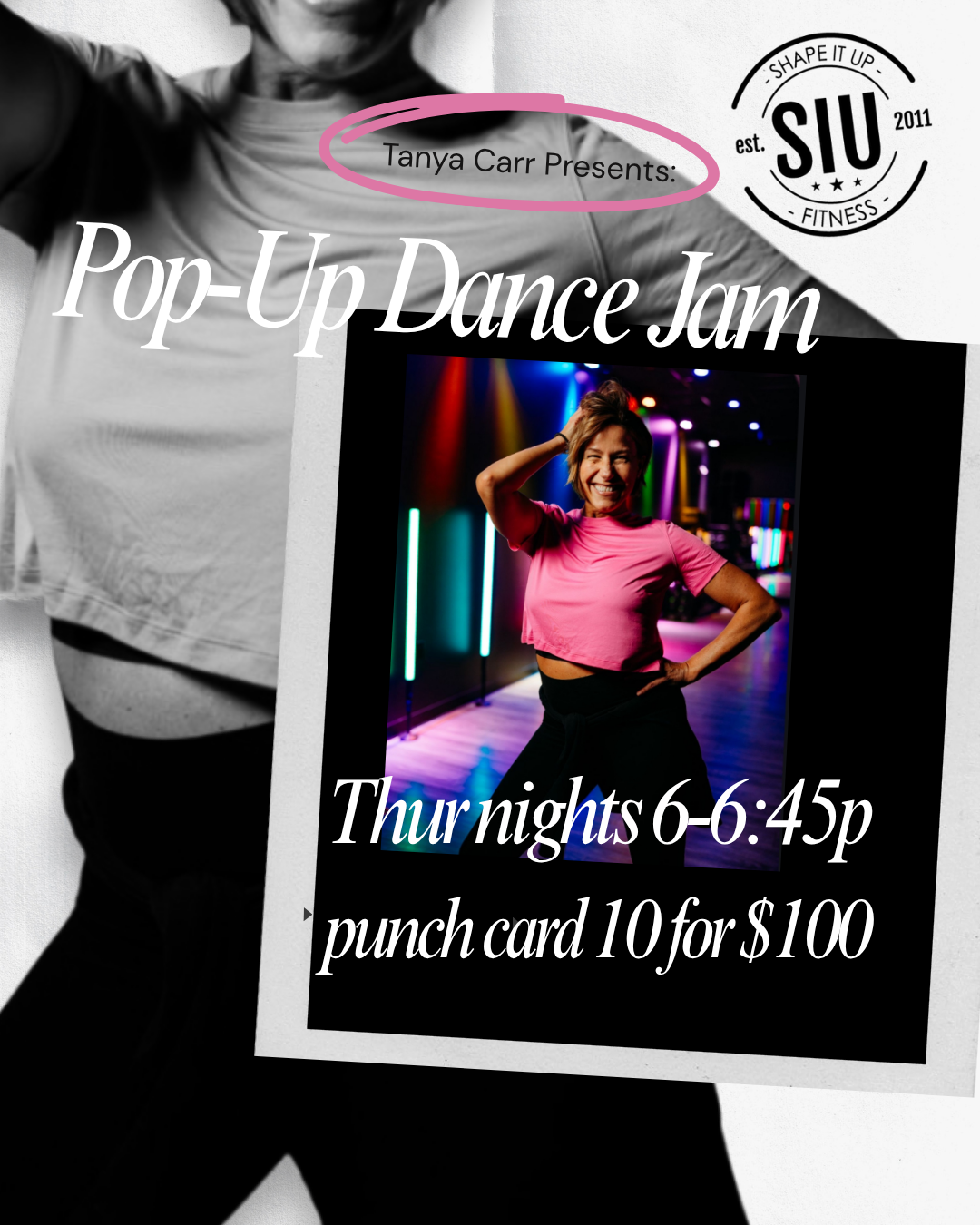 Dance Jam Punch Card