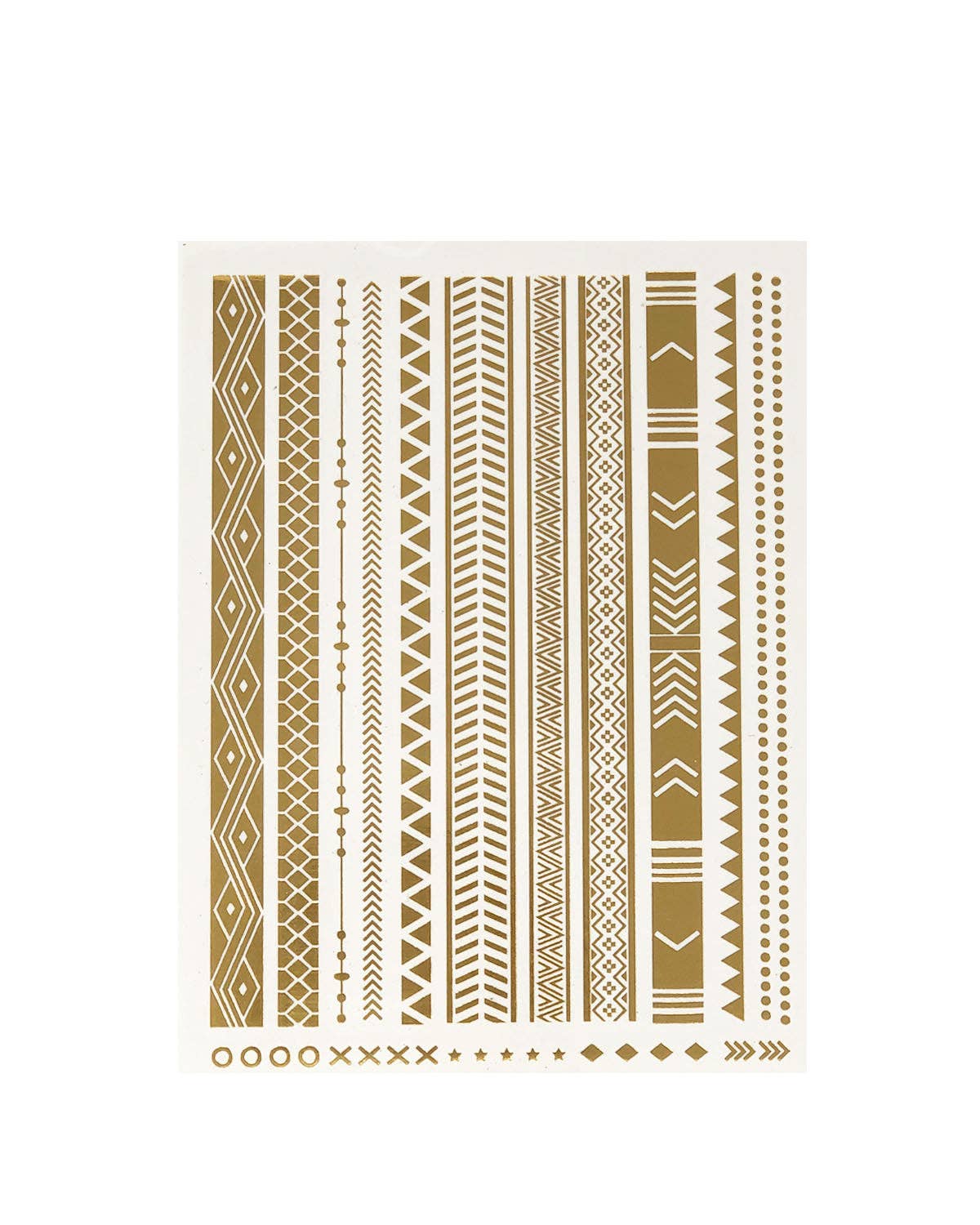 Temporary Tattoos in Metallic