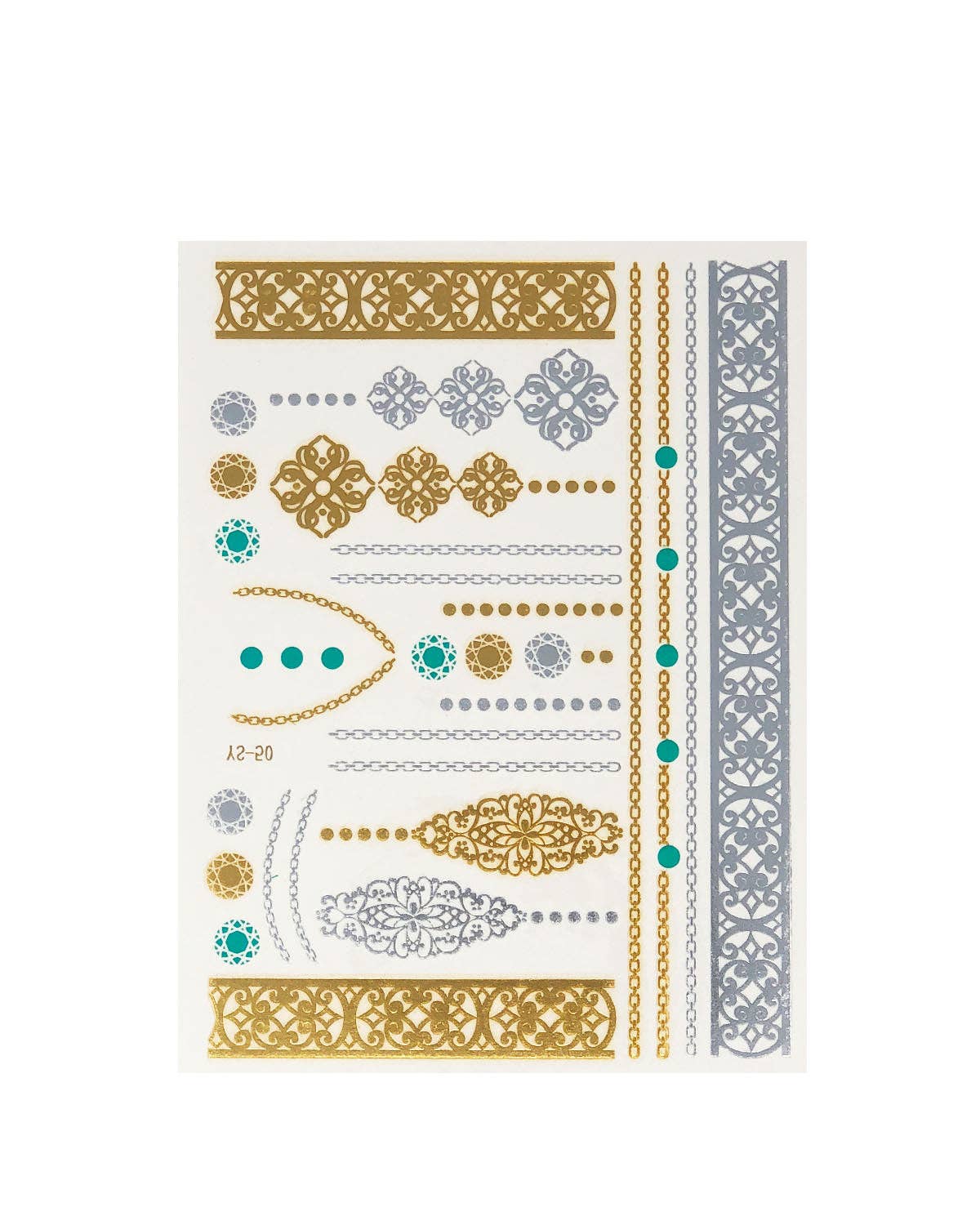 Temporary Tattoos in Metallic