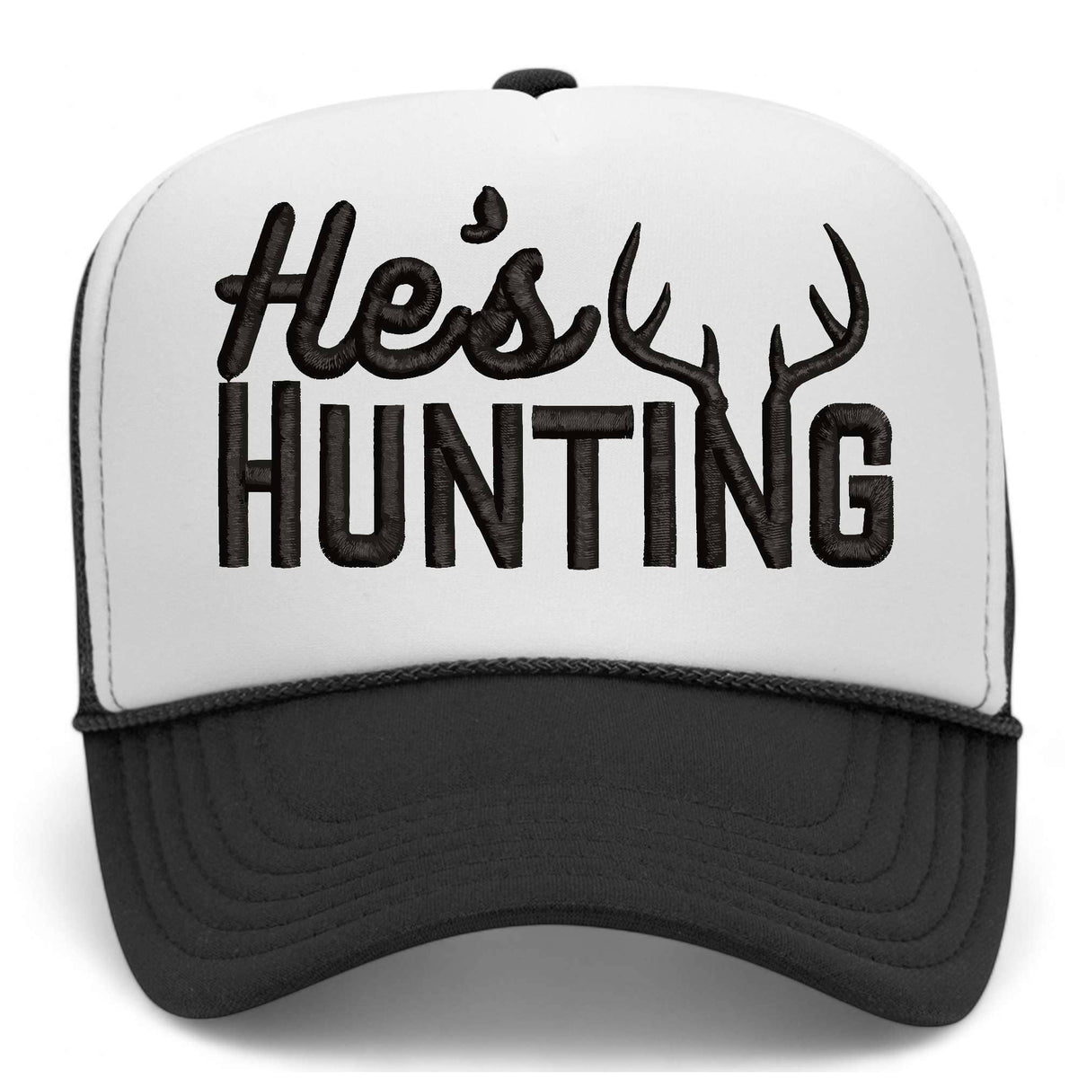 He's Hunting Foam Mesh Back Hat