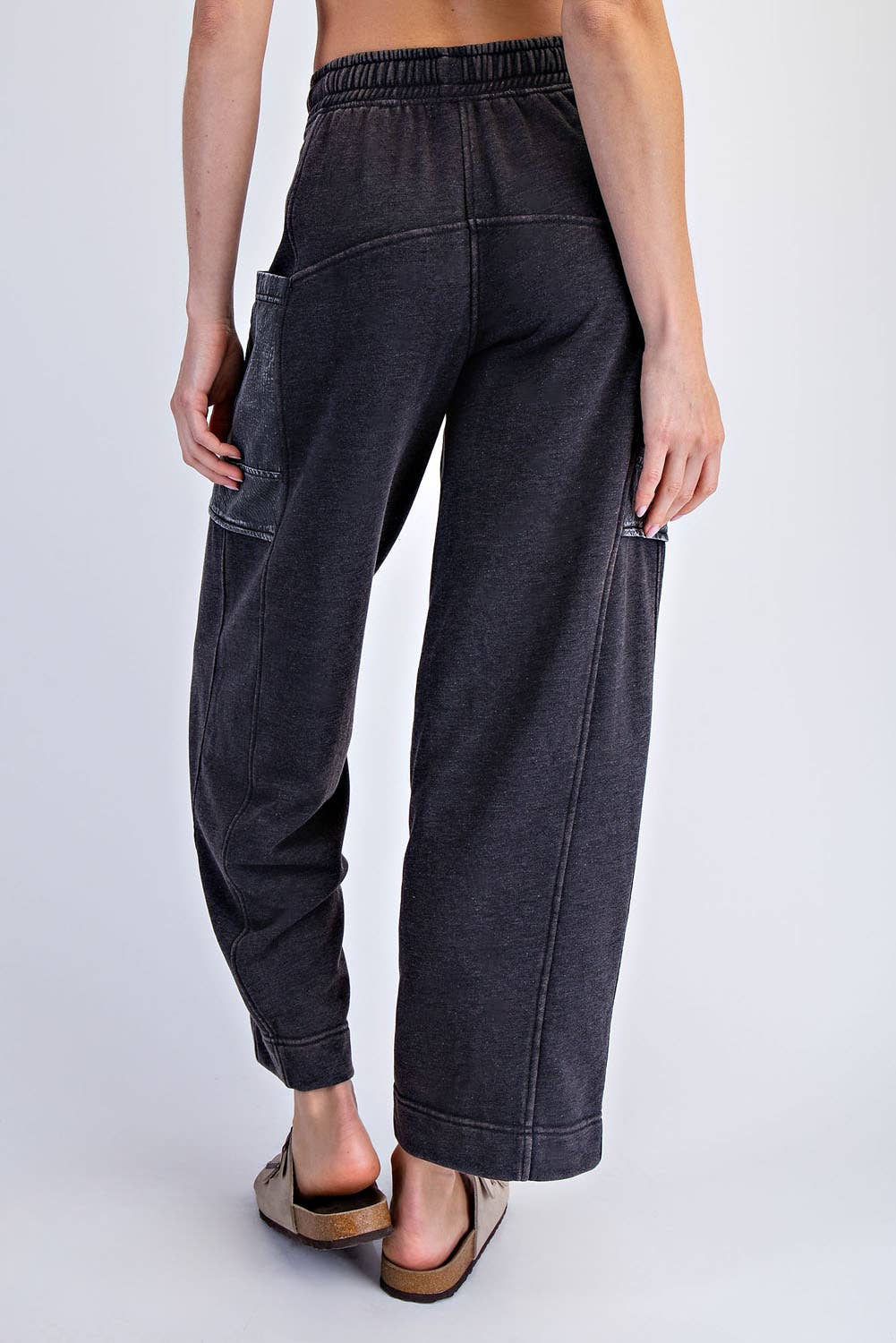 RM FRENCH TERRY CROPPED CARGO PANT