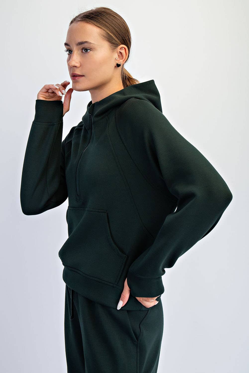 RM QUARTER ZIP HODDIE