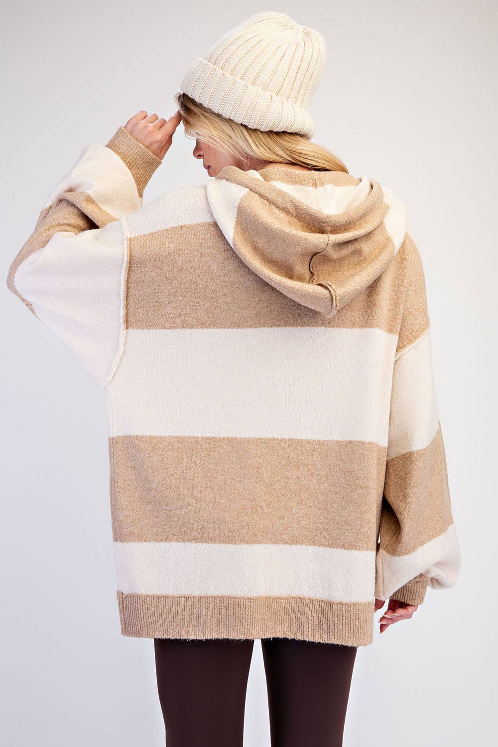 RM STRIPED OVERSIZED SWEATER