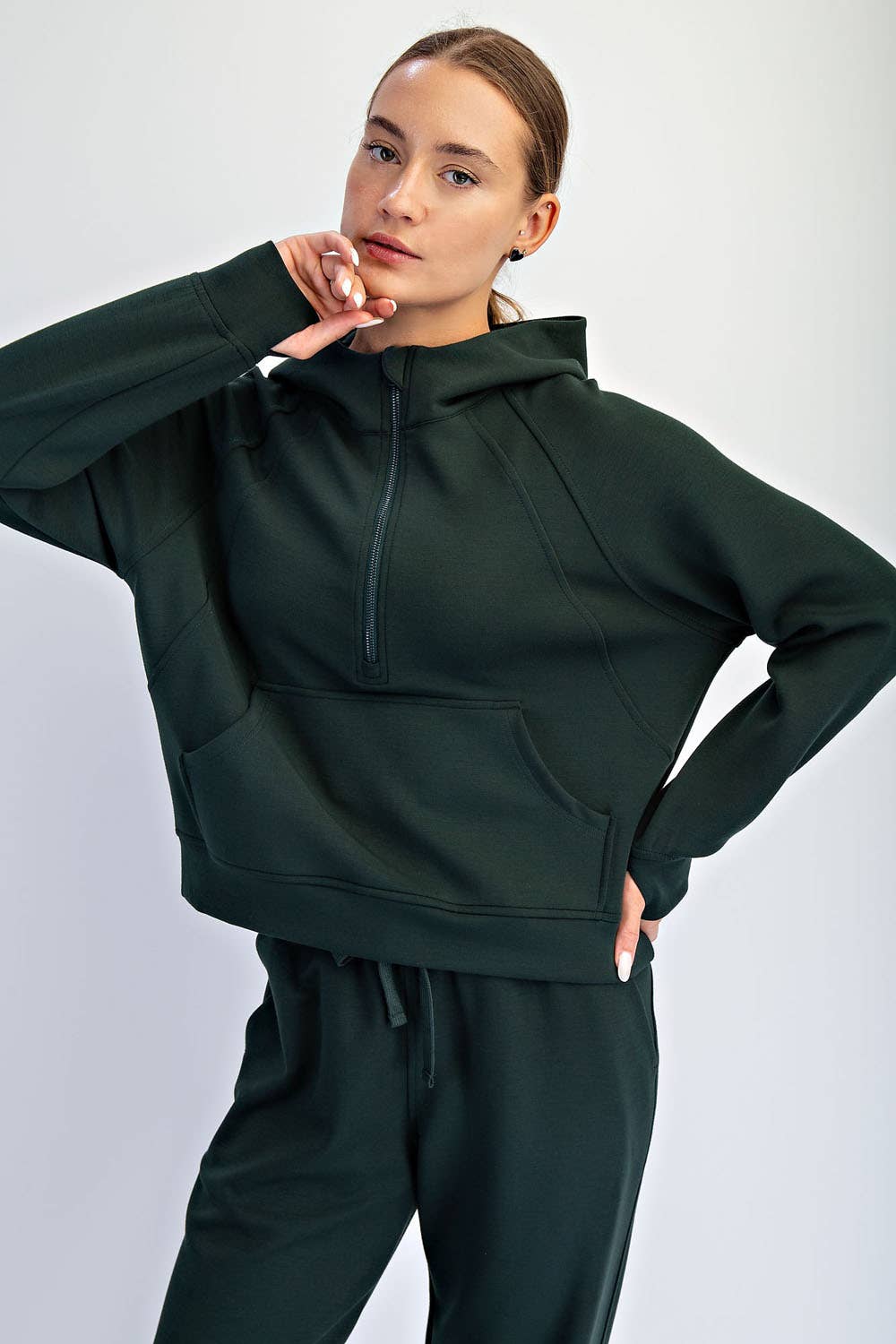 RM QUARTER ZIP HODDIE