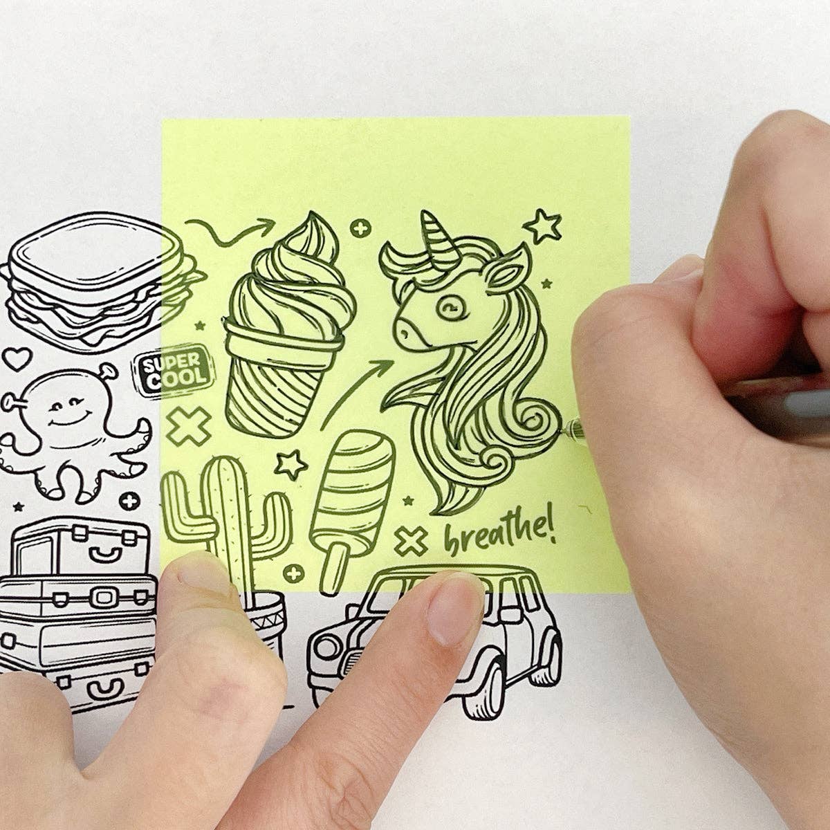 Transparent Sticky Notes