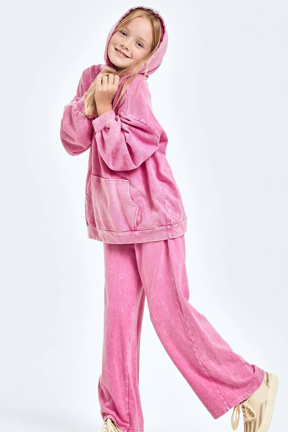 Oversized Mineral Wash Hoodie