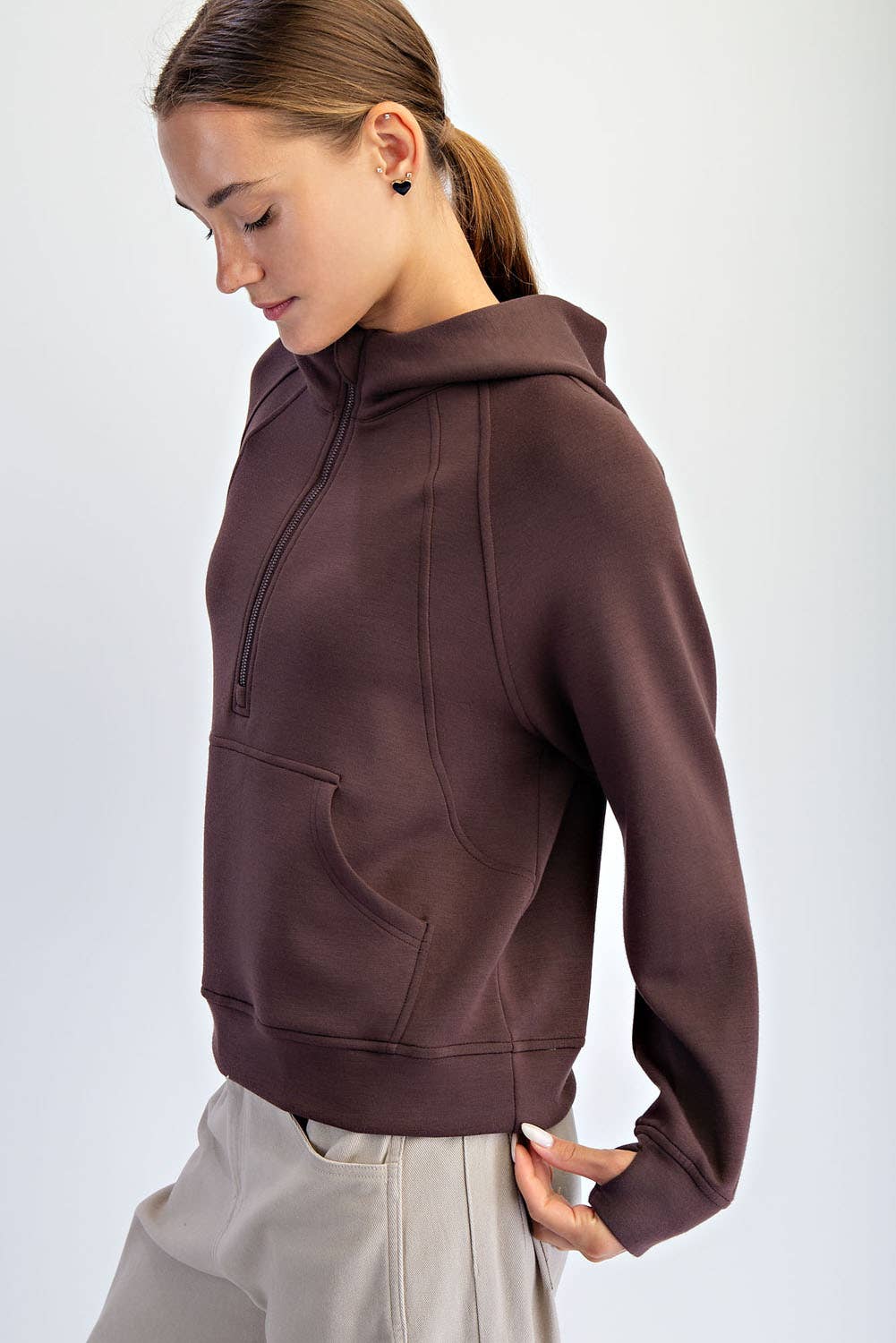 RM QUARTER ZIP HODDIE