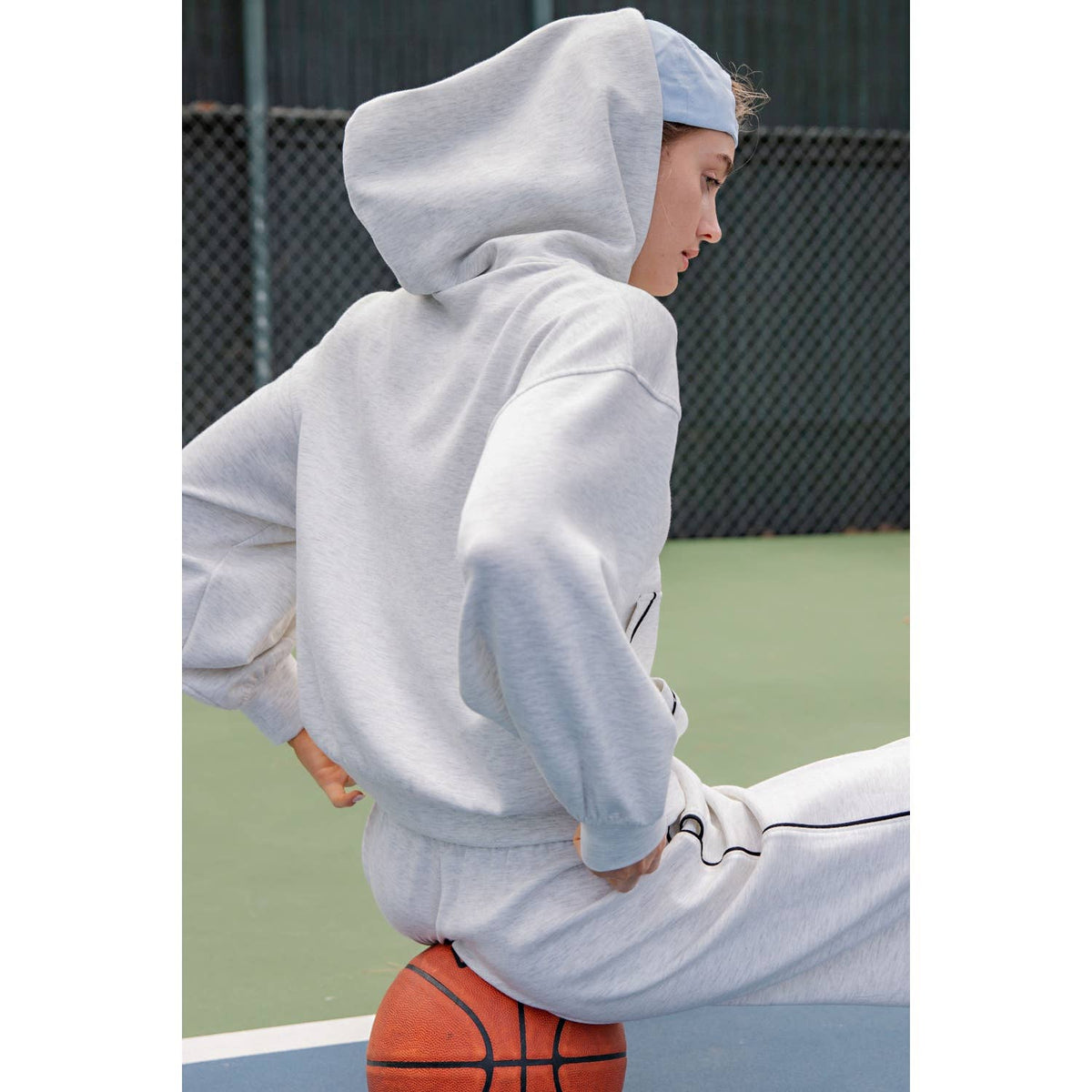 MODAL SCUBA LUXE PIPING HOODIE
