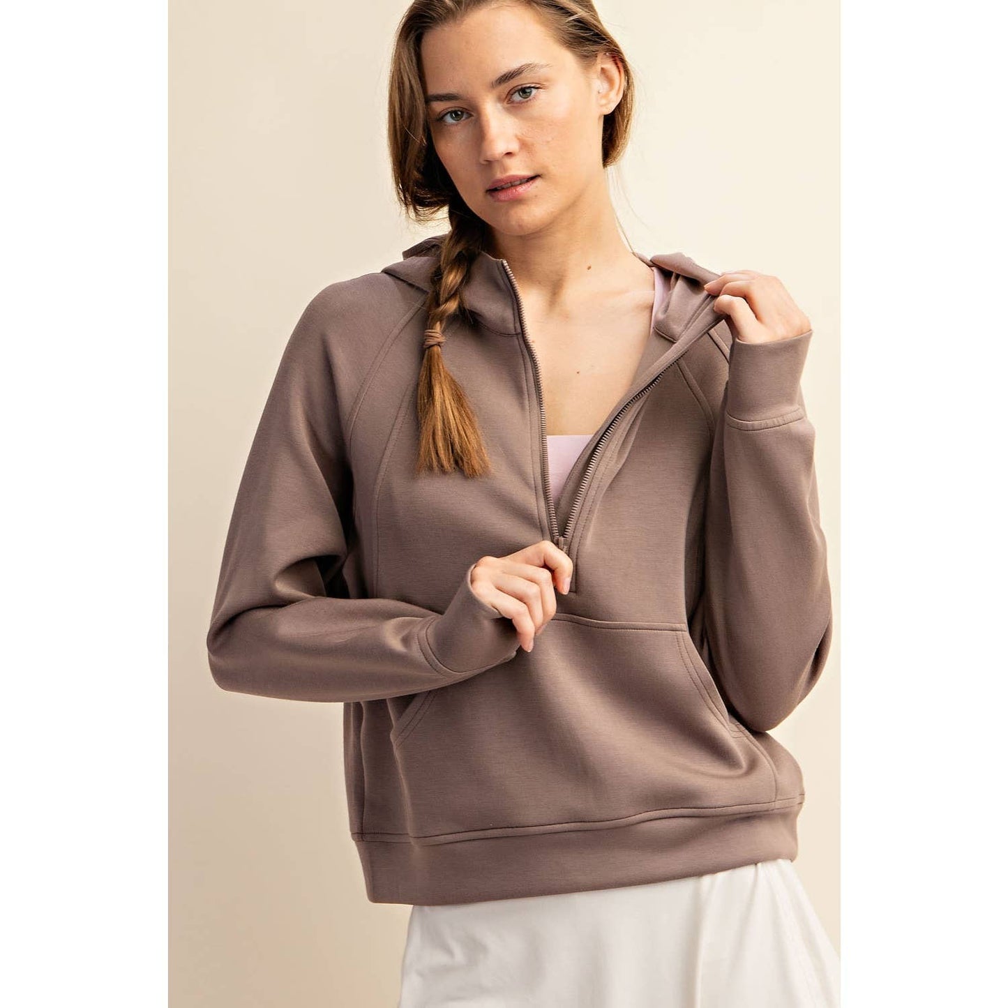 RM QUARTER ZIP HODDIE