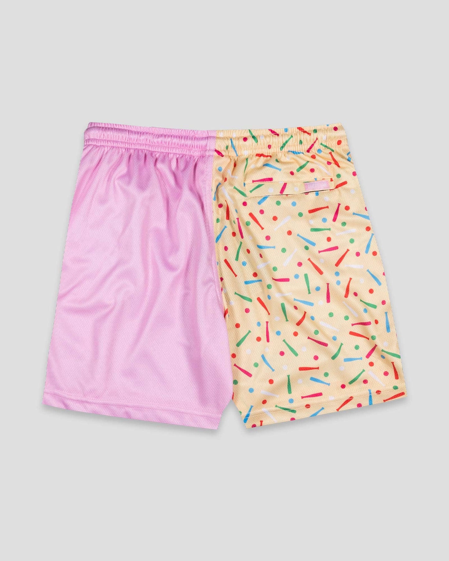 Batter Up Bakery Confetti Cupcake Diamond Air Mesh Shorts