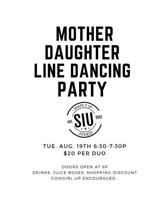 Mother Daughter Line Dance Party