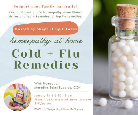 Homeopathy at Home: Cold + Flu Remedies