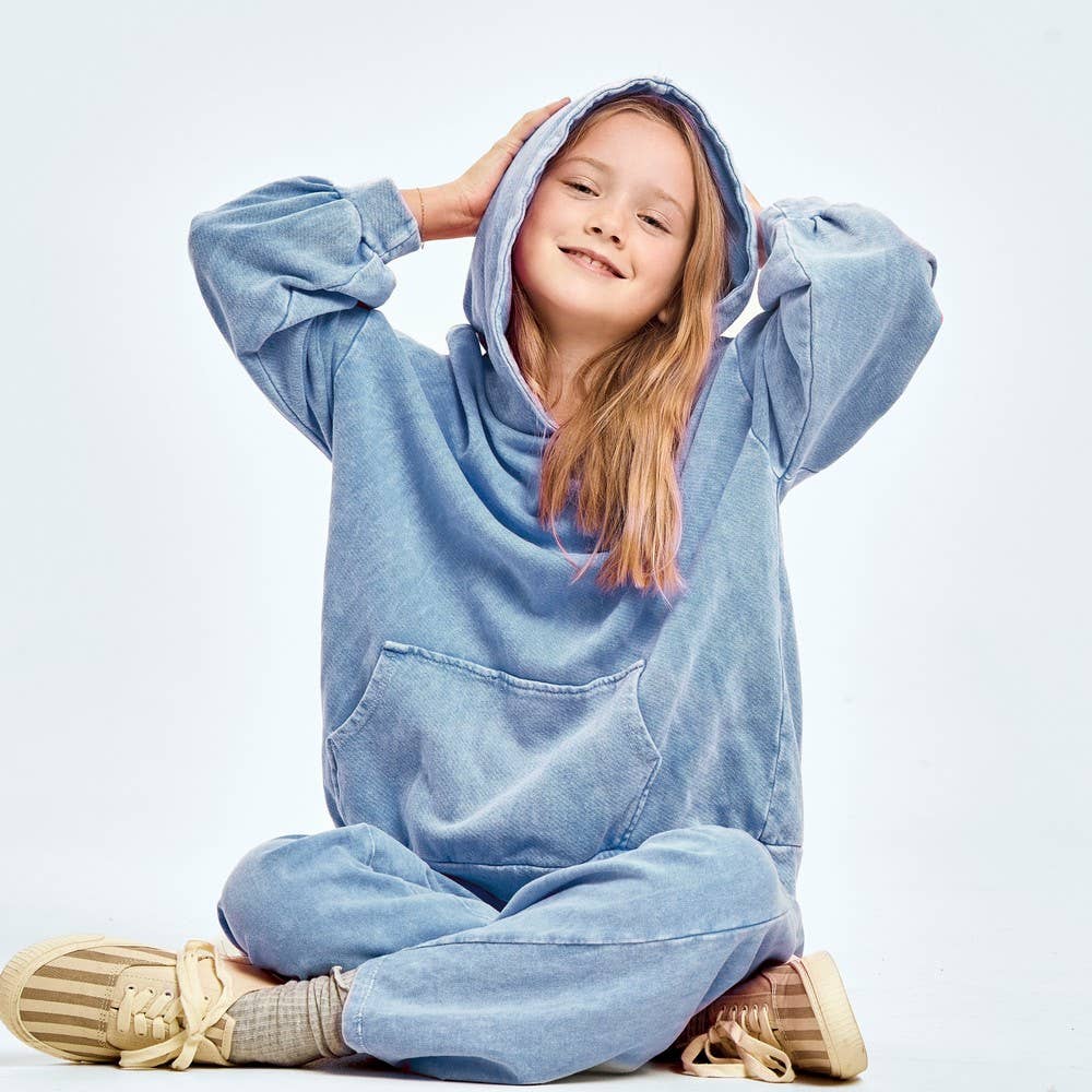 Oversized Mineral Wash Hoodie