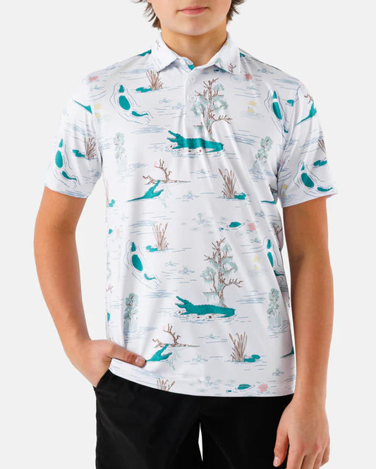 Waggle Water Hazard Boys Polo