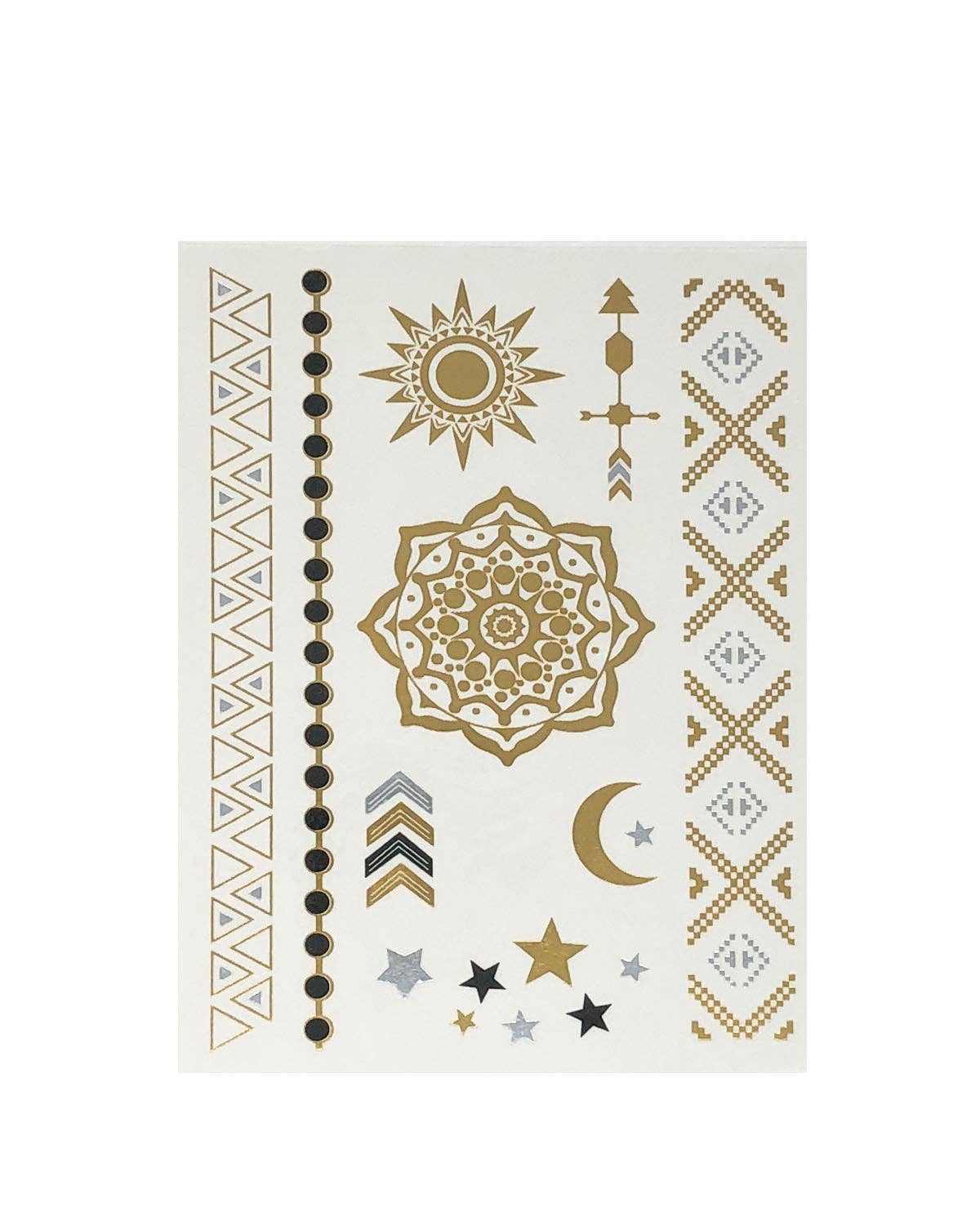 Temporary Tattoos in Metallic