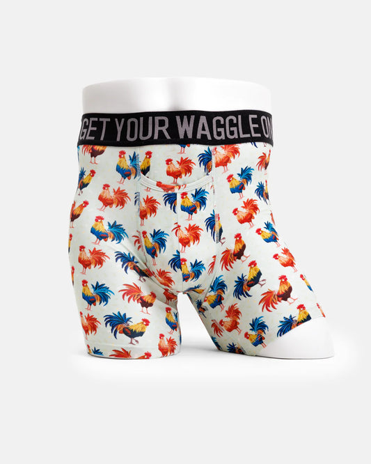 Cocky Rooster Men's Caddie Boxer Briefs