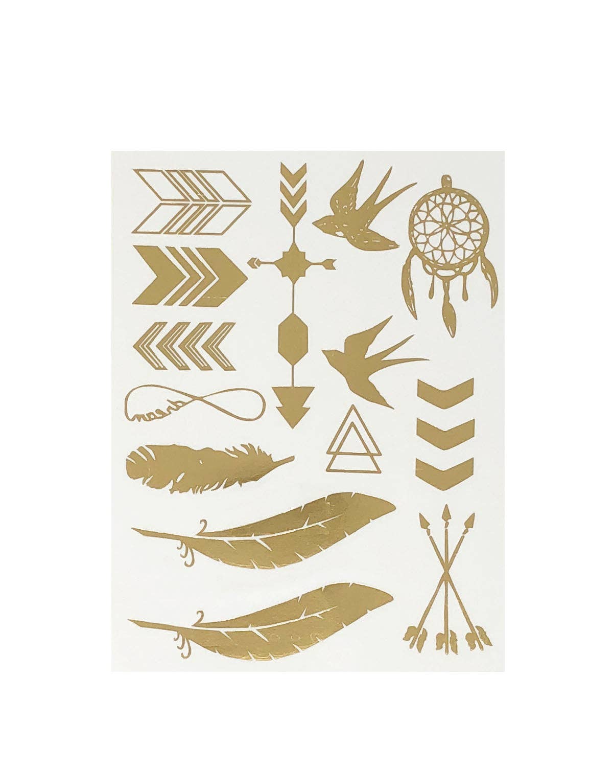 Temporary Tattoos in Metallic