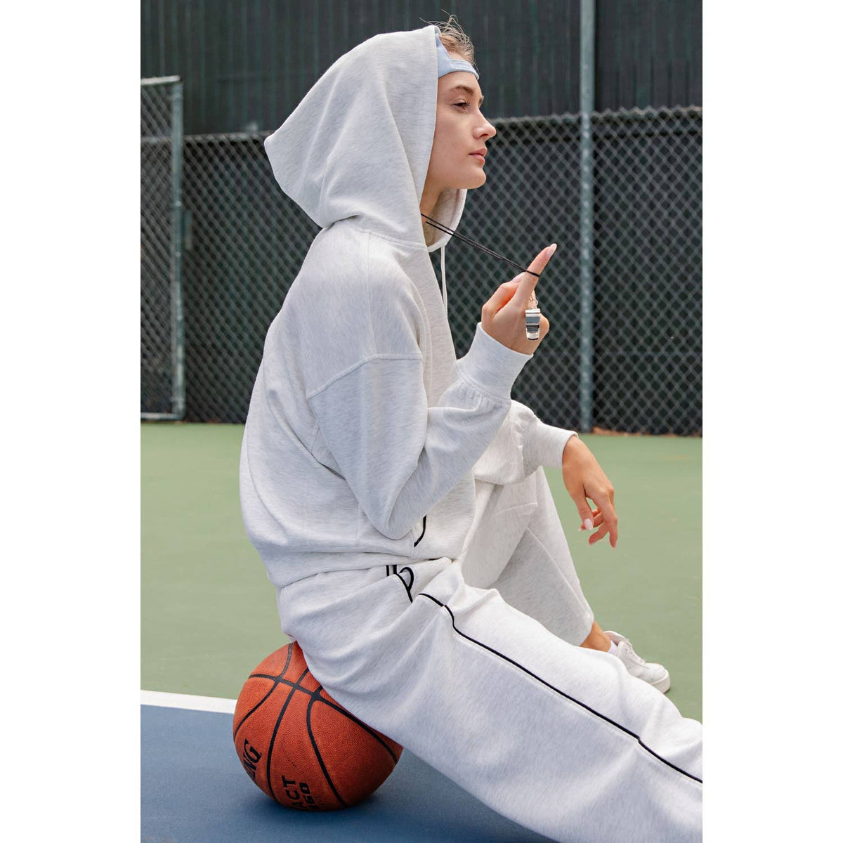 MODAL SCUBA LUXE PIPING HOODIE