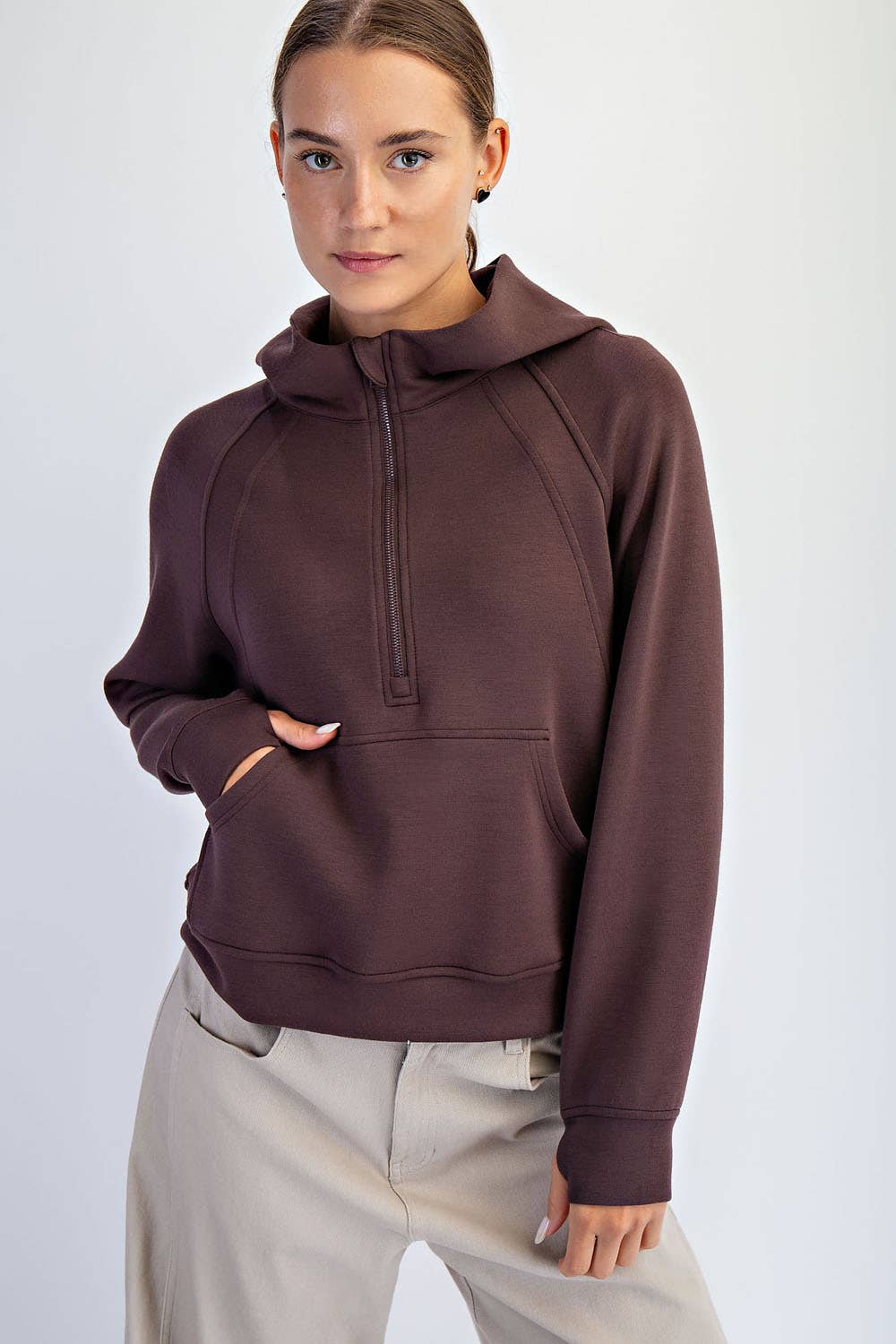RM QUARTER ZIP HODDIE