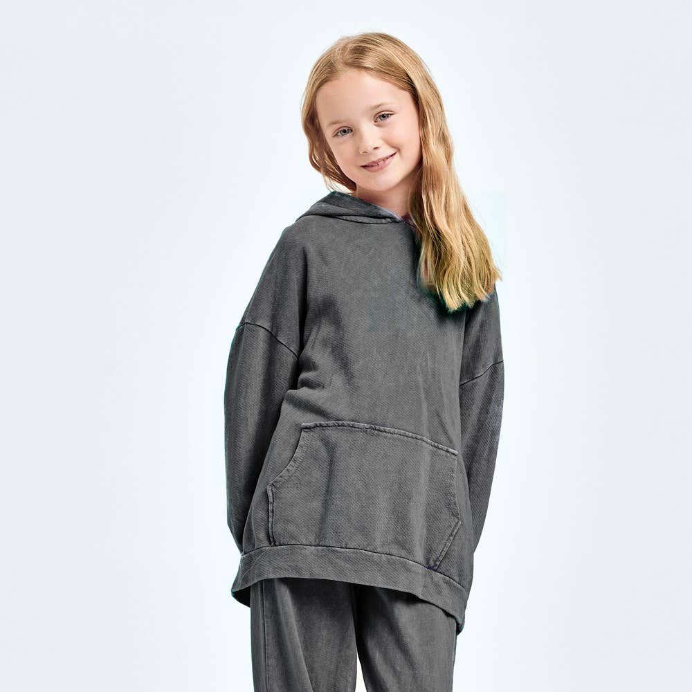 Oversized Mineral Wash Hoodie