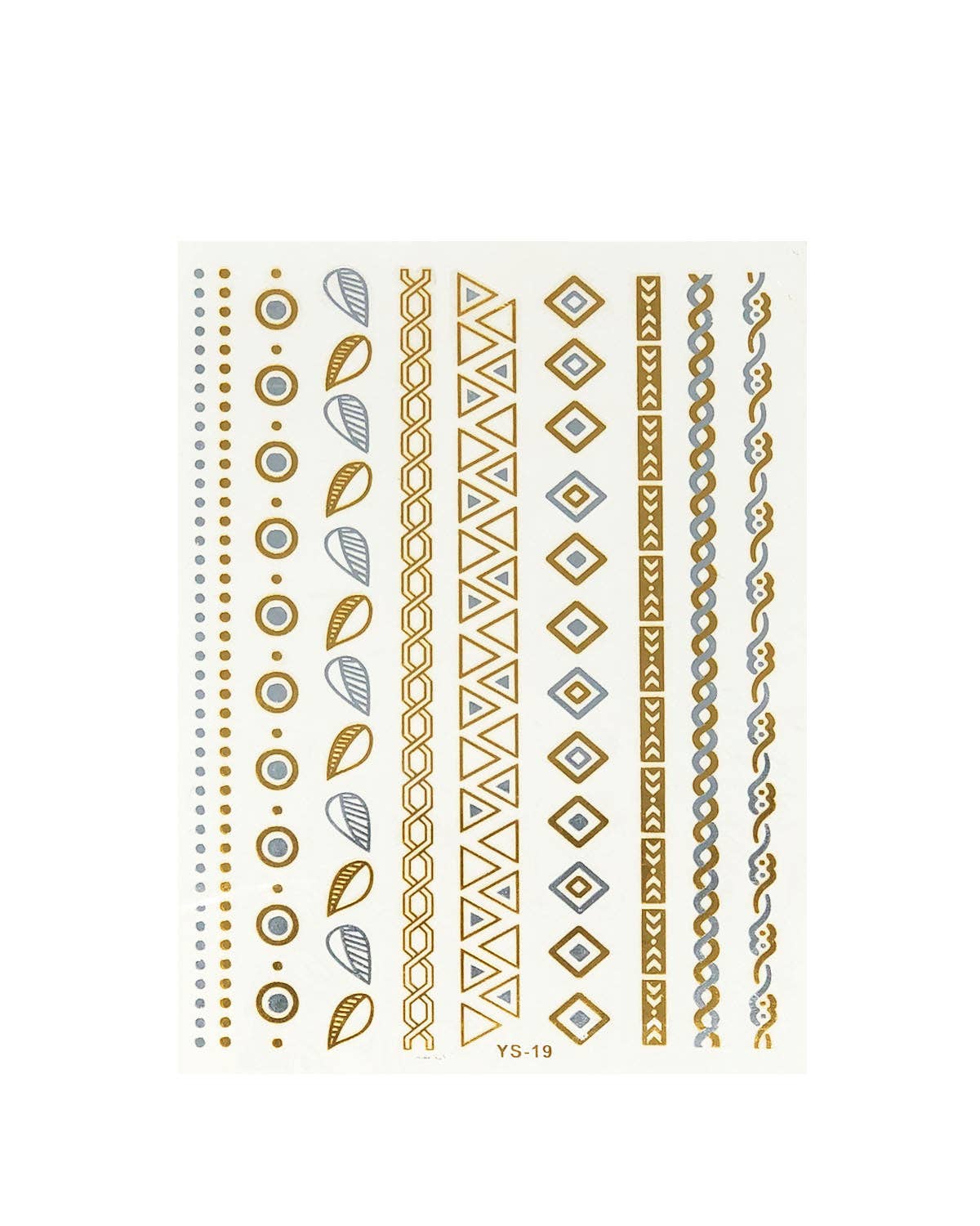 Temporary Tattoos in Metallic