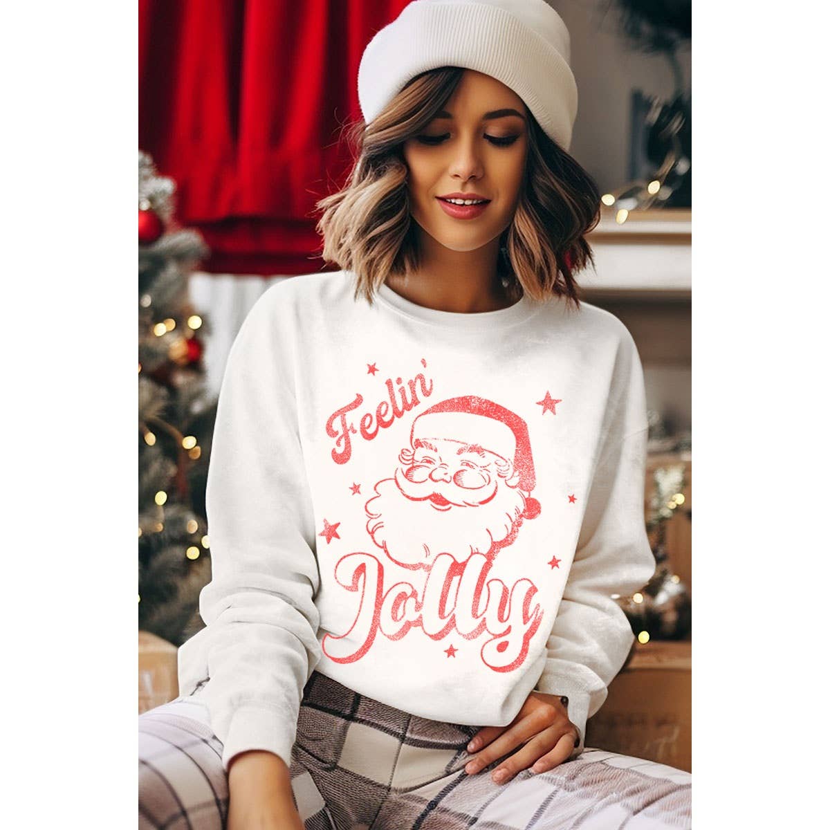 FEELIN JOLLY MINERAL GRAPHIC SWEATSHIRTS