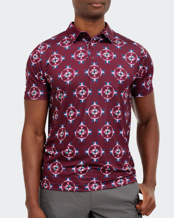 Waggle Longhorn Men's Polo