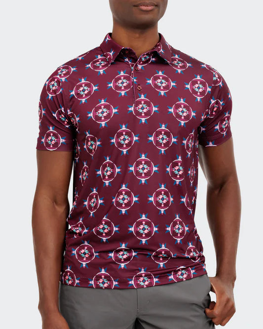 Waggle Longhorn Men's Polo