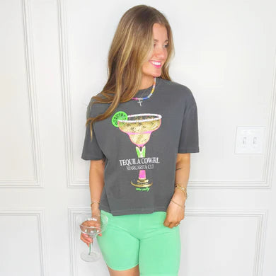 Tequila Cowgirl Crop tee