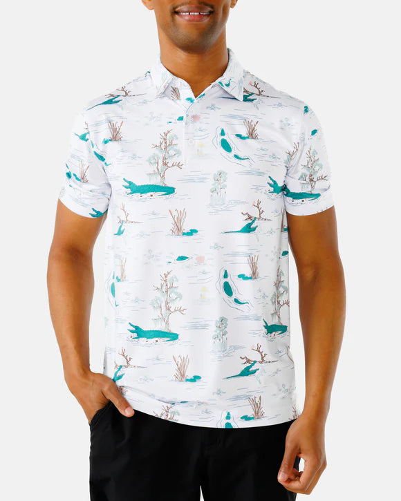 Waggle Water Hazard Men's Polo