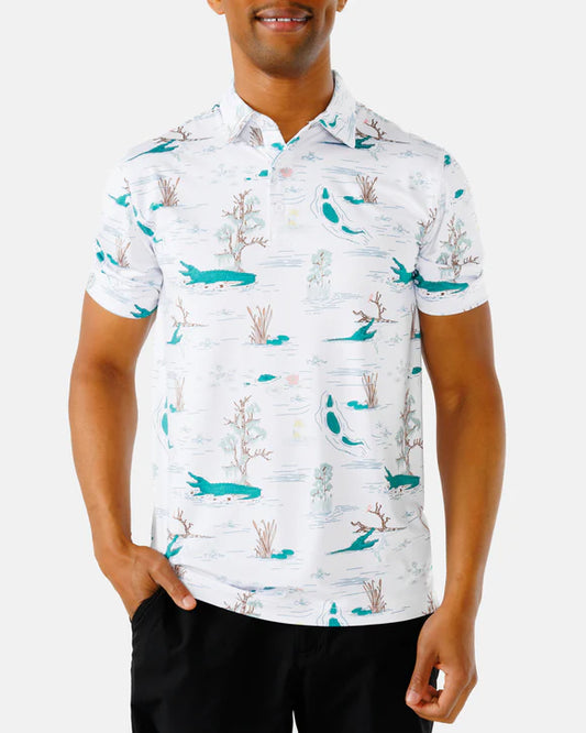 Waggle Water Hazard Men's Polo